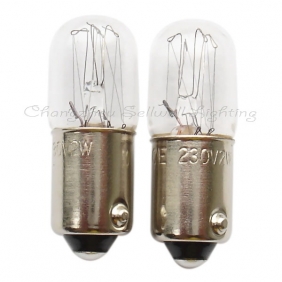 Wholesale Miniature lamp 230v 2w ba9s t10x28 A390 NEW