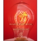 Wholesale GREAT!Edison lamp bulb Yellow feet clear light 220V 40W E27 A60X110 AD004