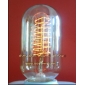 Wholesale GOOD!220V 40W E27 T45X130 Yellow feet clear light lamp Edison bulb AD014