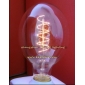 Wholesale HOT! Yellow the foot pure light long tube Edison bulb lamp 220V 40W E27 G80X120 AD016