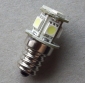 Wholesale GREAT!LED Indicating Lamp E12 Screw type 8SMD-5050 DC12V Light Color Yellow,Red,Blue,Green,White LED187
